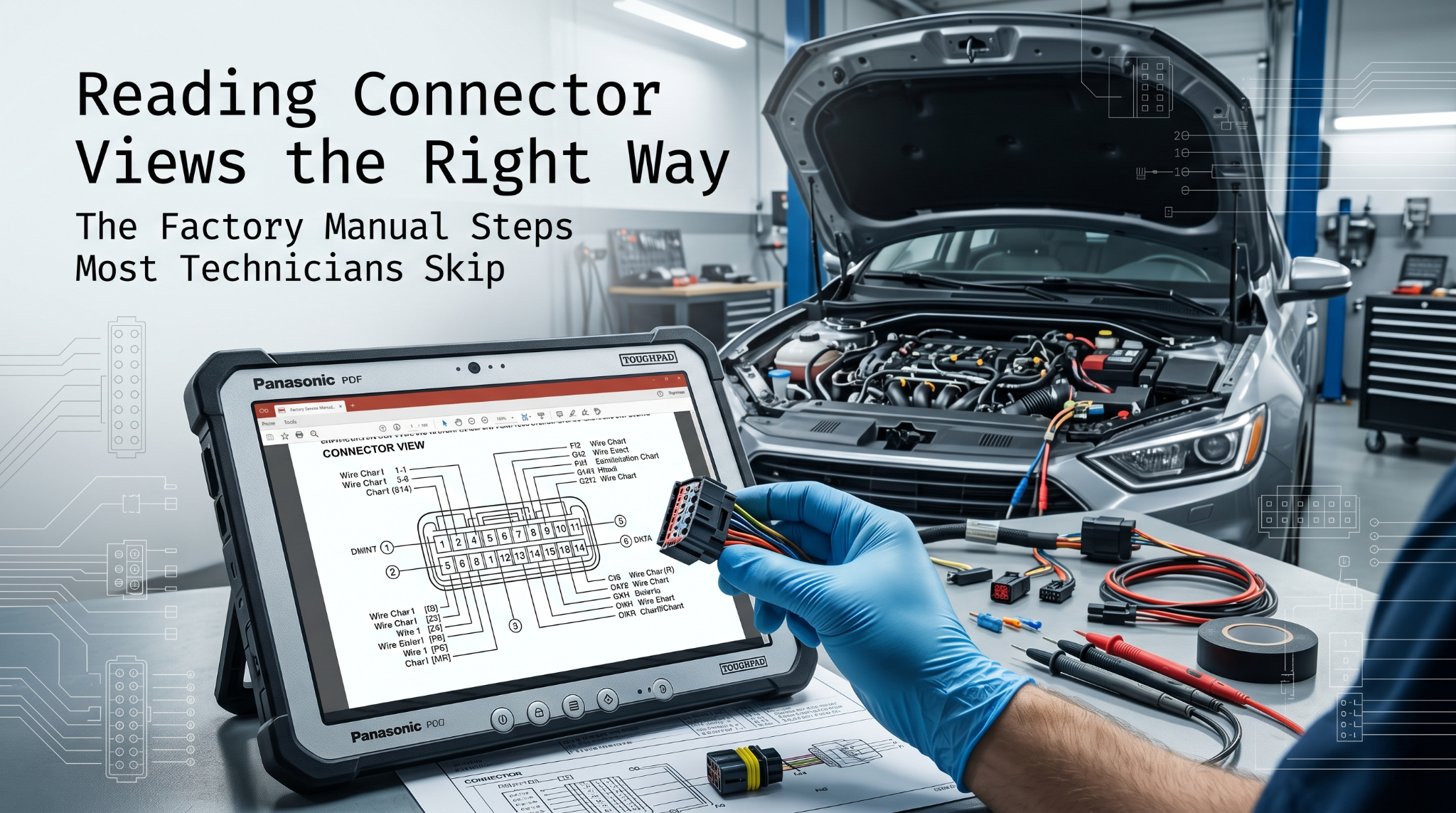 How to Read Connector Views in Factory Manuals: The Exact Steps Most Techs Skip