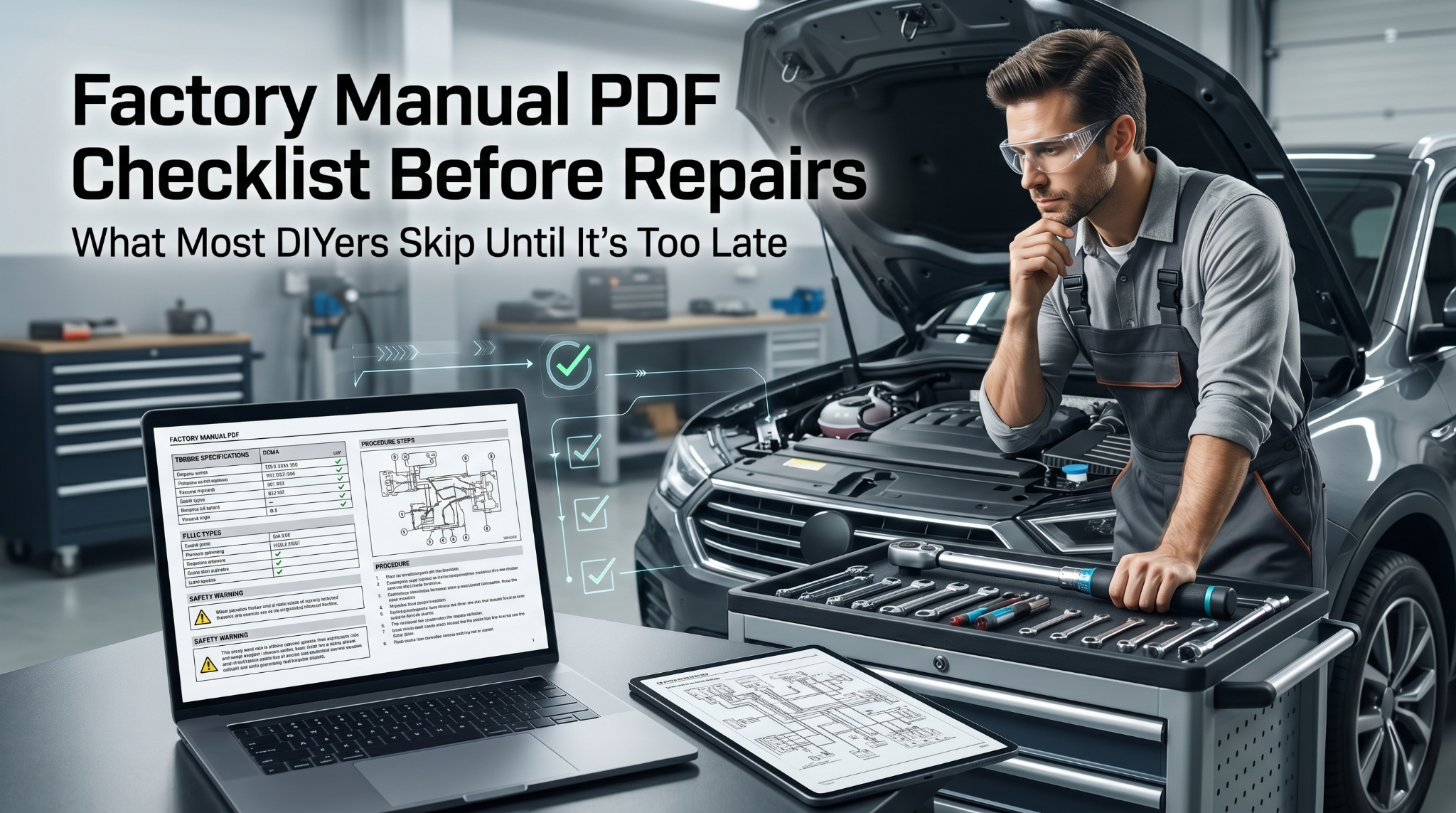 Factory Manual PDF Checklist Before Starting Repairs: What Most DIYers Skip Until It's Too Late