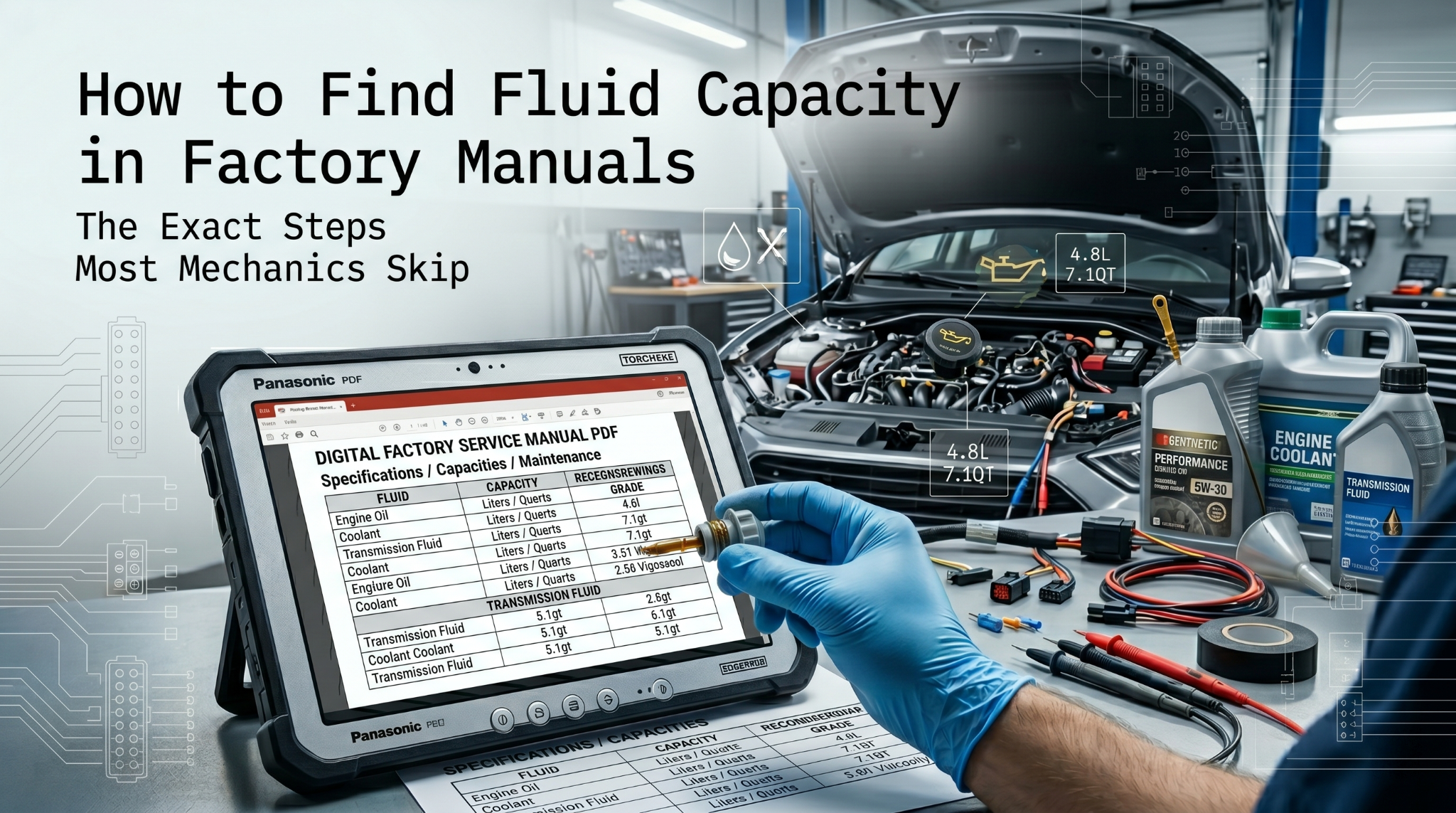 How to Find Fluid Capacity in Factory Manuals: The Exact Steps Most Mechanics Skip