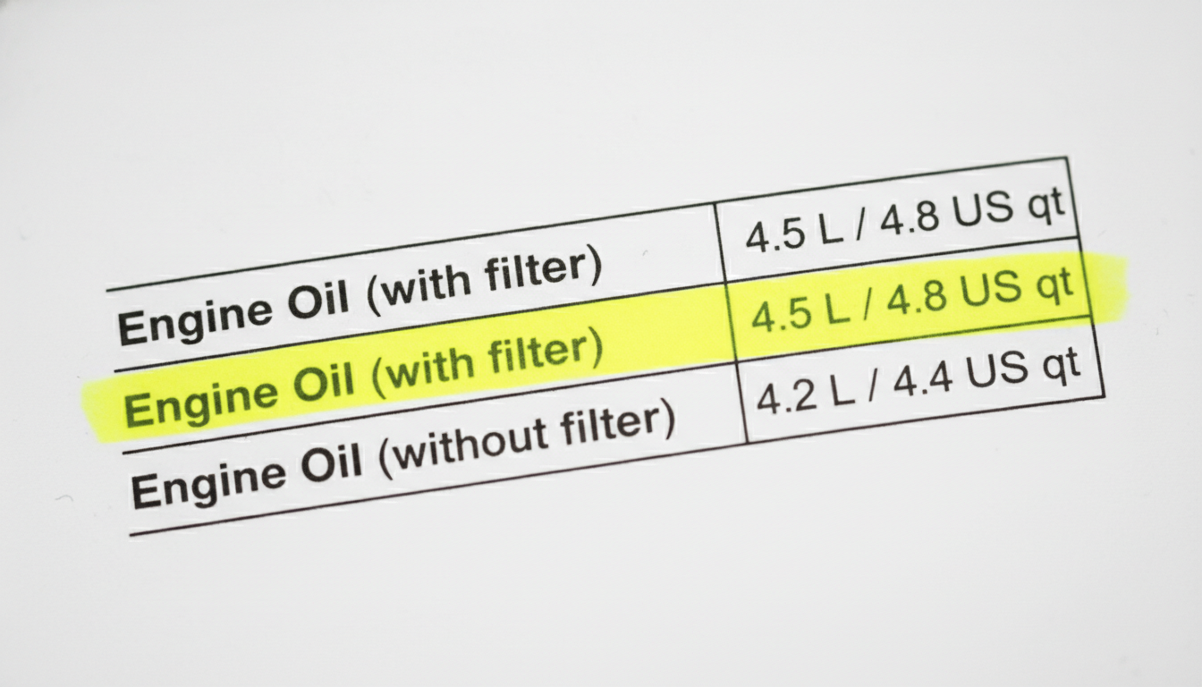 How to Find Fluid Capacity in Factory Manuals: The Exact Steps Most Mechanics Skip