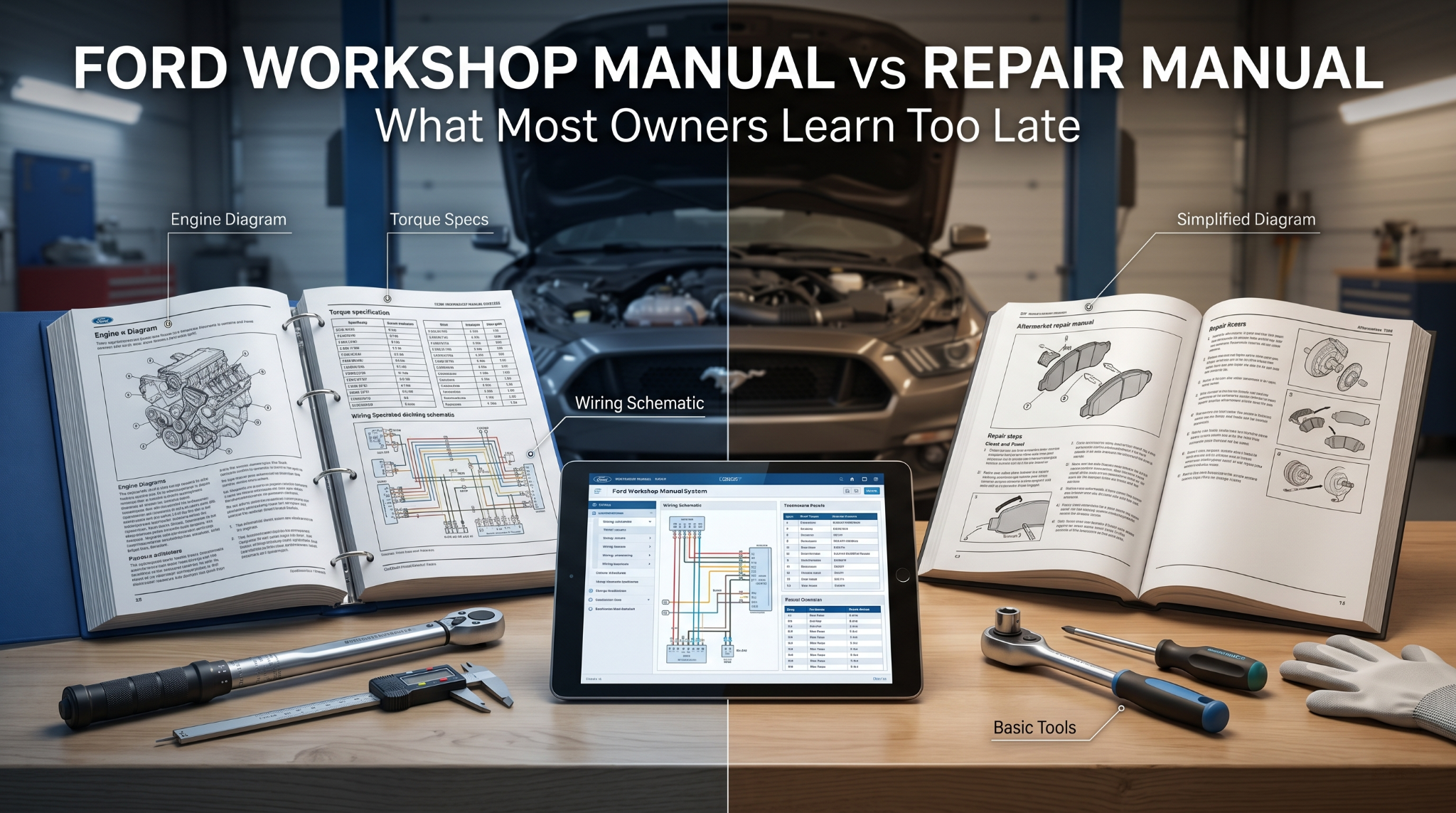 Ford Workshop Manual vs Repair Manual: What Nobody Tells You Before You Buy