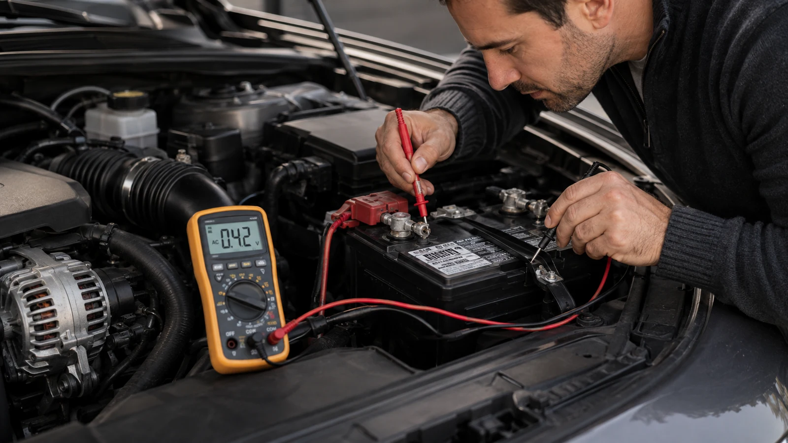 Inspecting charging system fuses and grounds