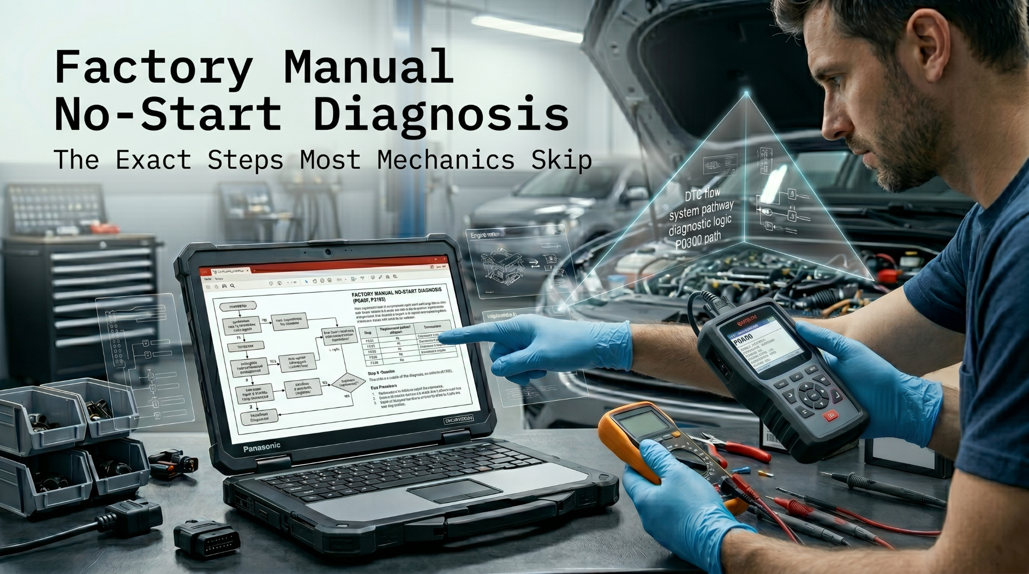 Factory Manual Help for No-Start Diagnosis: 5 Steps the Pros Use