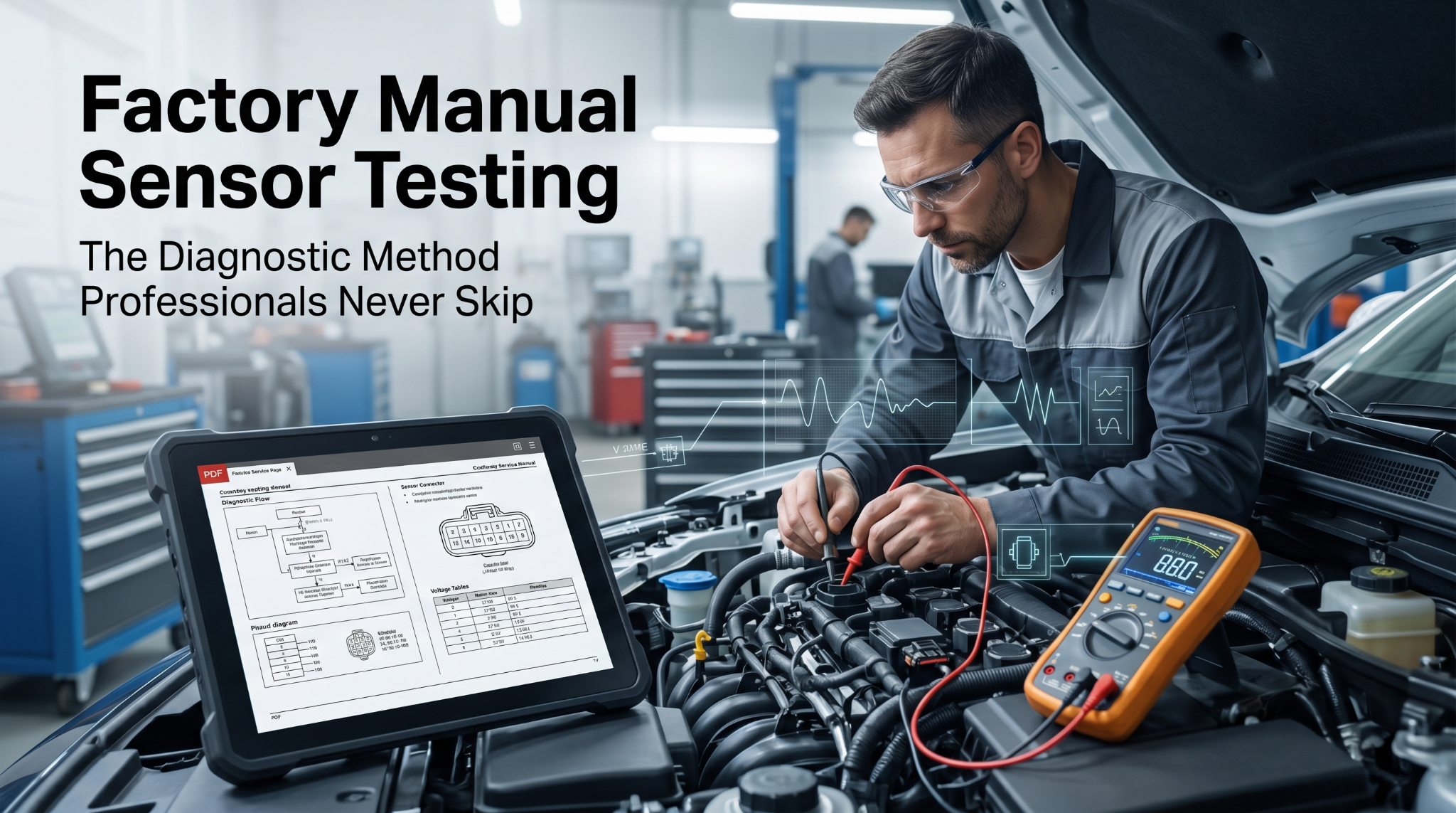 How Factory Manuals Explain Sensor Testing: The Method Pros Refuse to Skip