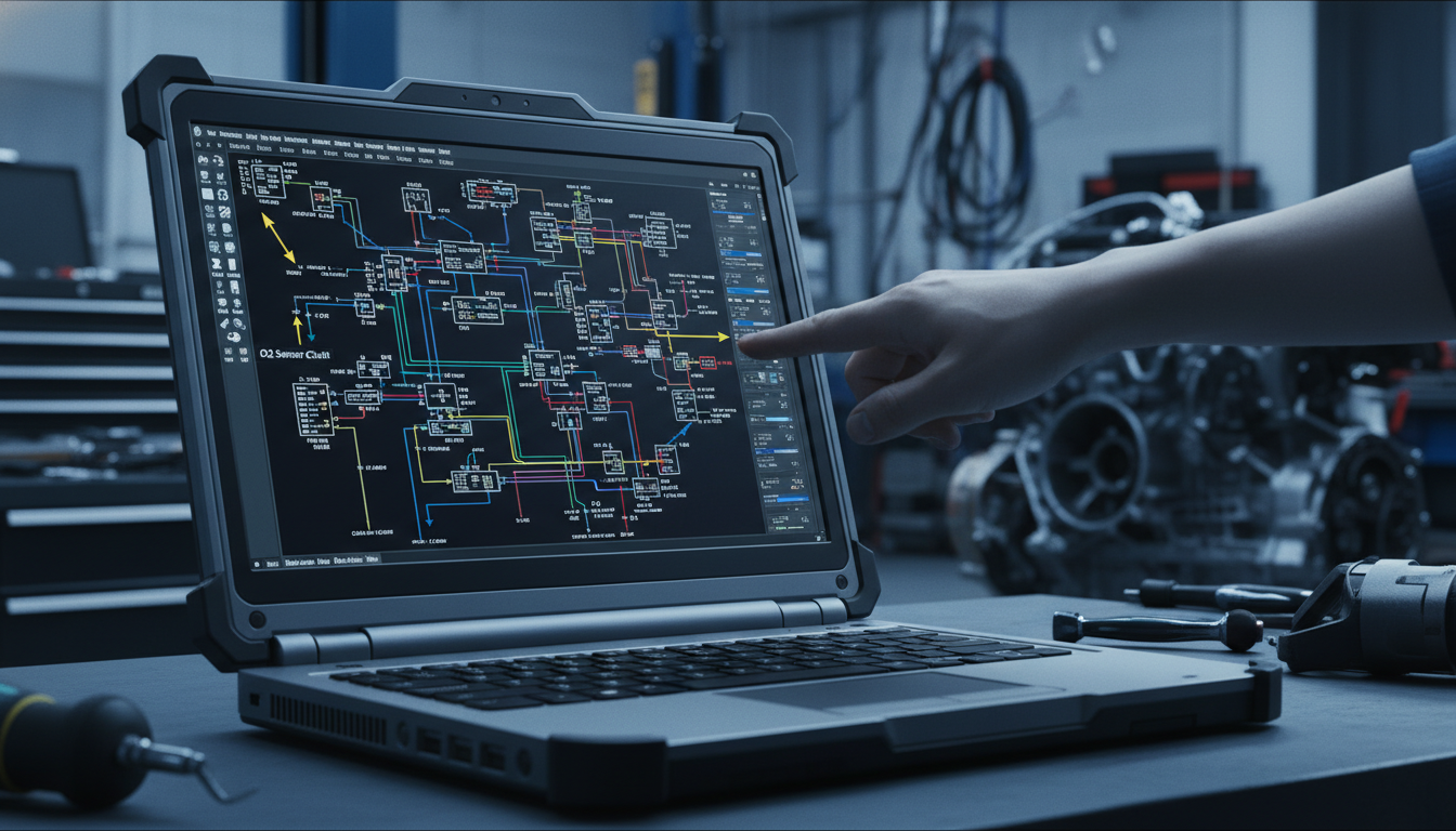 Factory manual wiring diagram for sensor testing