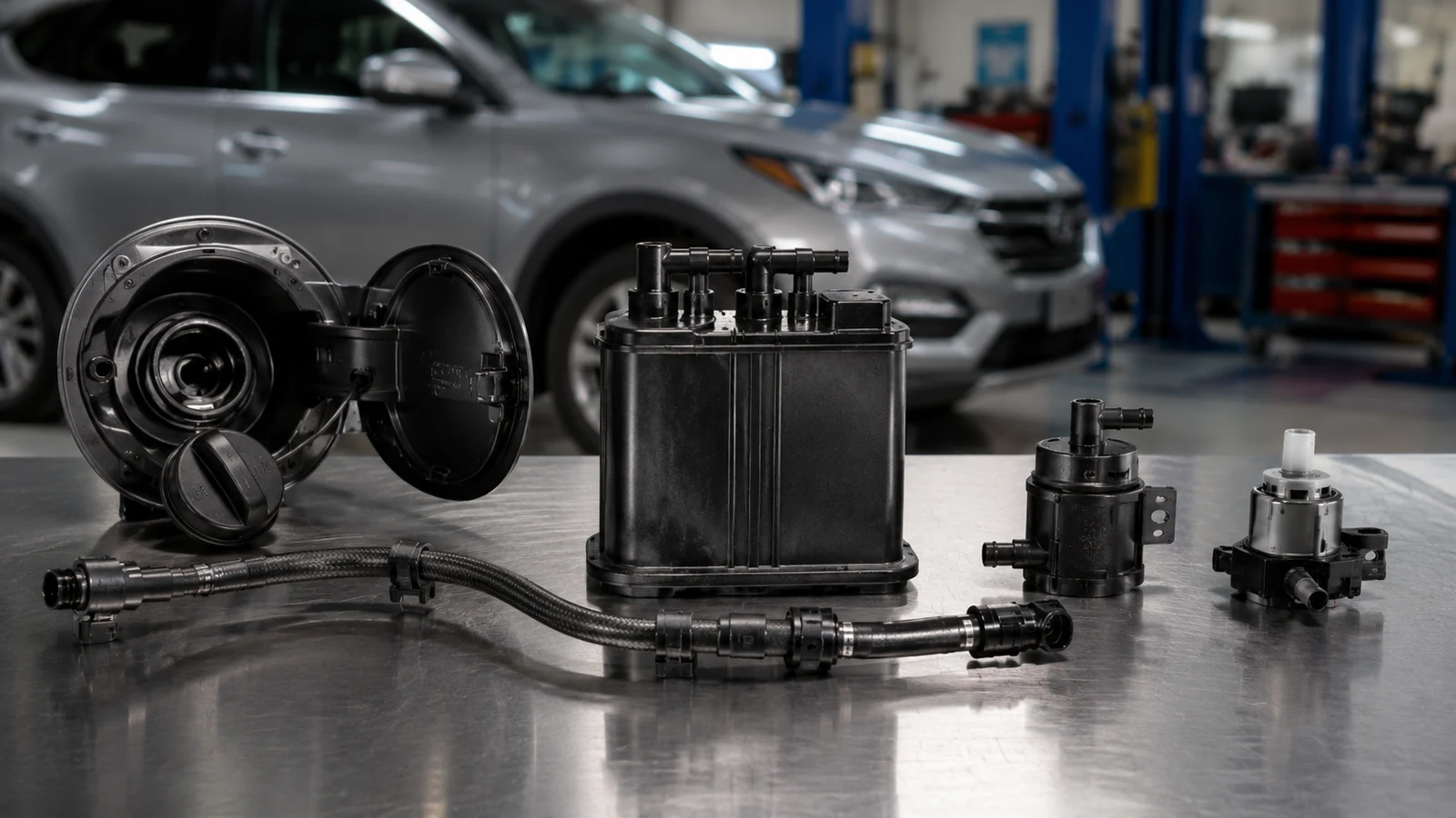 Five main EVAP system components